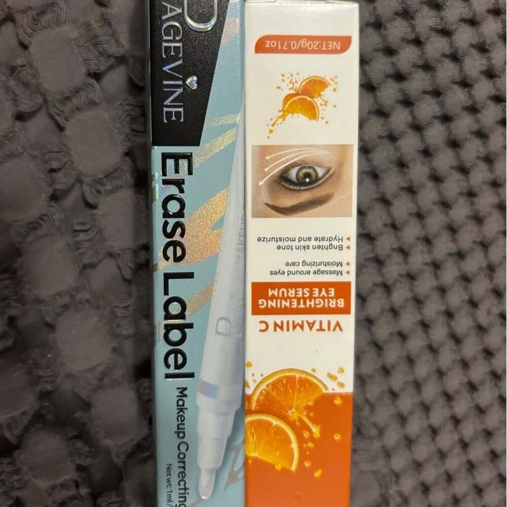PageVine Erase Label Makeup Correcting Pen and Vitamin C Eye Serum